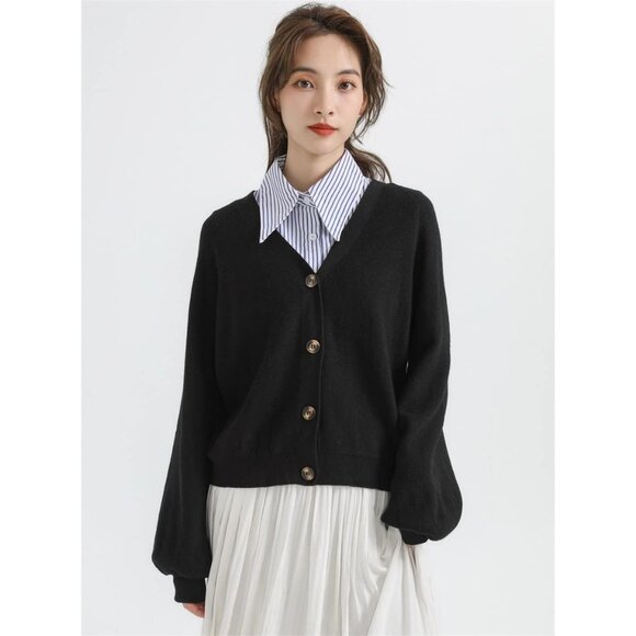 Striped False Collar Plaid Fake Collar Detachable Lapel for Women Girls - Picture 5 of 7